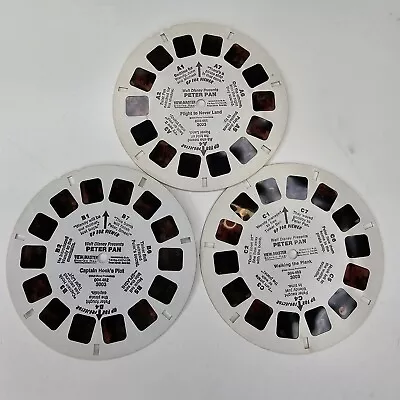 Vintage PETER PAN View-Master Reel 3003 3 Reels Walt Disney • $12.99