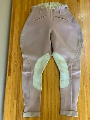 Vintage Equestrian Jodhpurs Horse Riding Pants Beige Ladies Breeches • $129.99