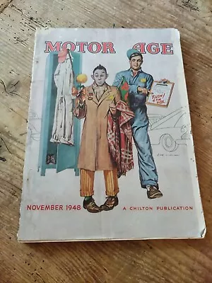 NOVEMBER 1948 MOTOR AGE Car Magazine -lots And Lots Of Good AUTOMOTIVE ADS • $12.50