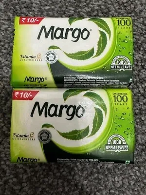 4x Margo Soap Vitamin E Neem Leaves Moisturisers Skin Clear Natural Bath Wash43g • £4.99