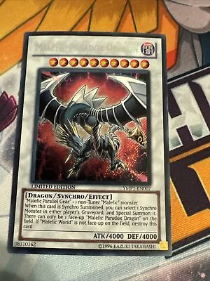 Malefic Paradox Dragon YMP1-EN007 • $15