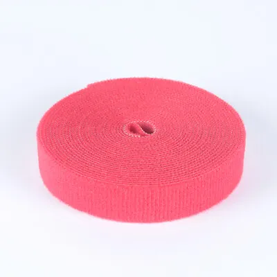 Red Hook & Loop Back To Back Strap Tape Roll Tape 1cm 2cm 3cm 4 5 Wide X 5m • $11.95