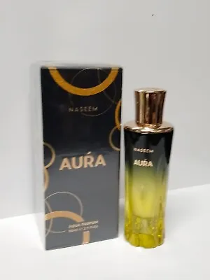 £34.99 • Buy Aura Aqua Perfume Non Alcoholic 80ml Unisex Floral Citrus By Naseem