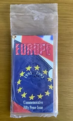 1992 - 1993 Europe Commemorative 50p Issue. Still Sealed In Original Packaging! • £18