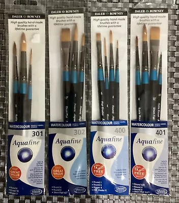 Daler Rowney Aquafine Watercolour Brushes - Assorted Sets • £8.50