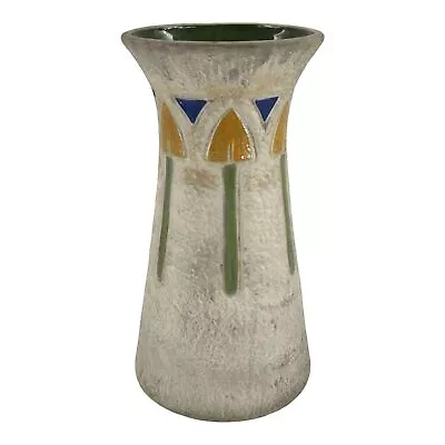 Roseville Mostique Gray 1916 Vintage Arts And Crafts Pottery Ceramic Vase 164-15 • $355.50
