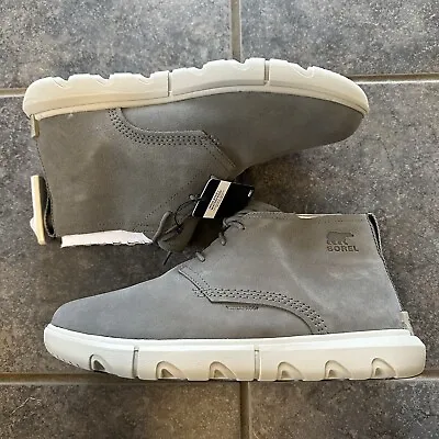 Sorel Explorer Drift WP Waterproof Boot Grey Dove Men Size 11.5 New • $64.99