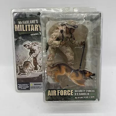 McFarlane Military Series 3 Air Force Security Forces K-9 Handler Figure • £59.99