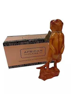 African Plains Native Carving Meerkat Ornament 'Watchful' 20873 Home Decor • £4.99