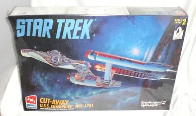 Star Trek  Enterprise Amt Ertl Model Cut-away Version 1/650  Factory Sealed • $54.99