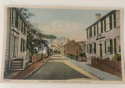 Nantucket Postcard  ‘Union Street Looking North’. Unposted H Marshall Gardiner • $8