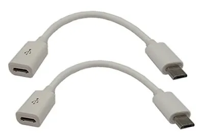 4 Inch Cellphone/tablet Usb Micro Male To Female Sync & Charging Extension Cable • $11.55