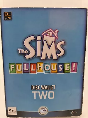 The Sims - Fullhouse! Disc Wallet Two PC Game  *MONEY BACK GUARANTEE* • $12.95