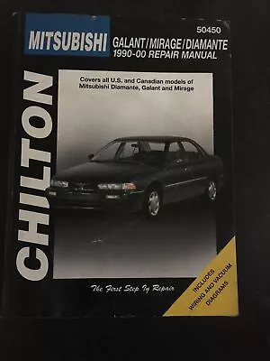 Chilton Mitsubishi Galant Mirage Diamante 1990-00 #50450 Repair Manual • $10