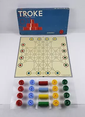 Troke Board Game Castle Checkers Strategy Vintage 1961 Complete W/ Instructions • $13.99