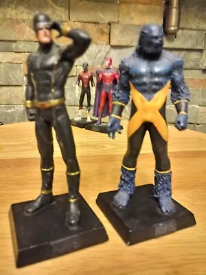  2   X-men Eaglemoss Marvel Metal Figurines The Beast & Cyclops • $10