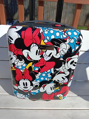 American Tourister Disney Mickey Mini Mouse Spinner Wheels Luggage Carried Once • $60.99