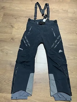 £250 • Buy Mountain Equipment Men’s Diamir Gore-Tex Pro Waterproof Pants Size Medium Black