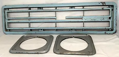 1976 - 1979 International Scout II Upper Grille BLUE W/ Both Headlight Bezels • $249.95