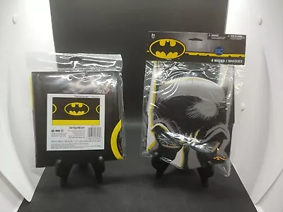 Lot Of 2 Batman Designware Party Supplies 8 Masks And Table Cloth • $9.30