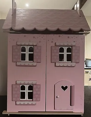 Le Toy Van Pink Doll House And Furniture • £60