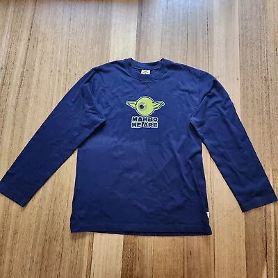 Vintage Mambo 2002 Long Sleeve T Shirt Mambo We Are - Yoda Star Wars • $79.95