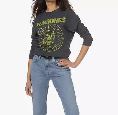 Daydreamer Ramones Crest Crew Long Sleeve Top For Women • £54.16