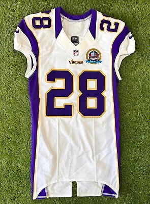 Minnesota Vikings Authentic Team Issued 2012 Adrian Peterson NFL Football Jersey • $899.99