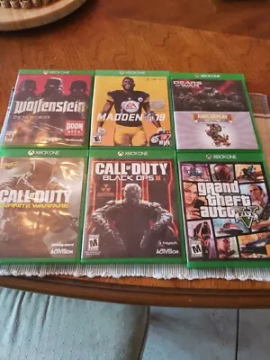 Lot Of 6 Pre-owned Xbox One Games Tested & Working • $29.75