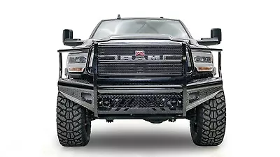 Fab Fours Black Steel Front Full Guard Bumper For 06-09 Dodge Ram # DR06-S1160-1 • $1729.99