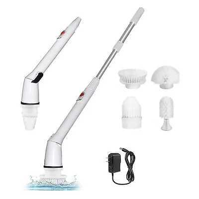 $44.95 • Buy Spin Scrubber Electric Tile Floor Scrubber Power Brush And 4 Replaceable Brushes