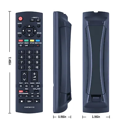 New EUR7651110 Remote Control For Panasonic TV VIERA EUR 7651120/71110/76280030 • $15.27