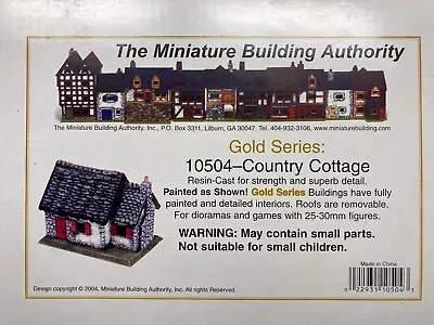 28mm Wargames Terrain Miniature Building Authority MBA 10504 Country Cottage • $50