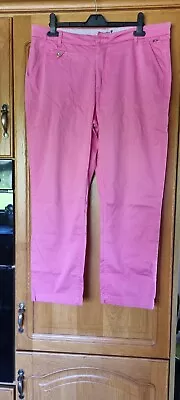 Marks And Spencer Per Una Ladies Summer Cropped Trousers Size 16 Excellent... • £8.50