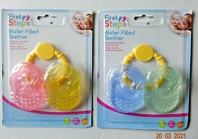 £3.30 • Buy Baby Boys Girls Water Filled Toy Star Ring Teether Soother Gums Teething 3+ M