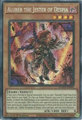 *** Aluber The Jester Of Despia *** (mint/nm) Secret Rare Dama-en006 Yugioh! • $8.95