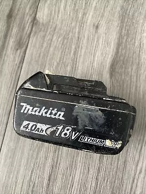Makita 18v Battery 4.0ah Star Battery Lithium  • £4