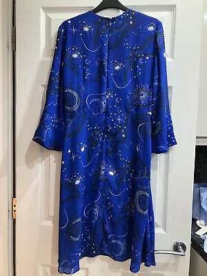 Marks And Spencer Constellation Galaxy Star Dress 12 • £8
