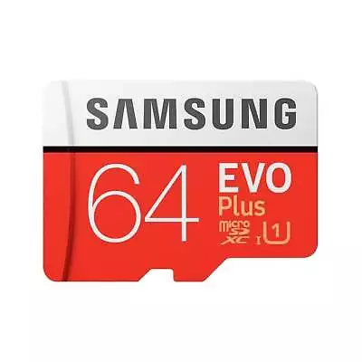 Samsung Evo Plus 64GB Micro SD Card SDXC 100MB/S Mobile Phone Memory Card 4K UHD • $35.95