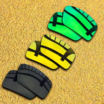 $19.79 • Buy US 3 Sets Lenses Replacement For-Oakley Eyepatch 2 Polarized-Black&&Green&Gold