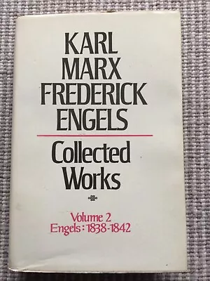 KARL MARX FREDERICK ENGELS Collected Works  Volume 2. 1975 Hardback With DJ. • £15