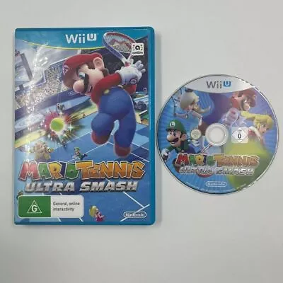 Mario Tennis Ultra Smash Nintendo Wii U Game PAL 17m4 • $26.95