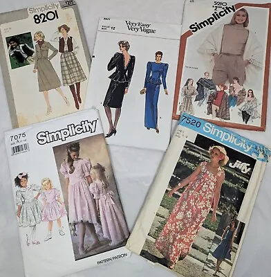 Select Your Own Vintage Sewing Patterns FREE SHIPPING Buy 2 Get 1 Free • $7.49