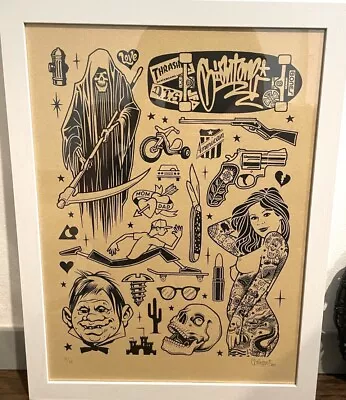 Mike Giant 18” X 24” Screen Print - Reaper - Signed & Numbered  • $100