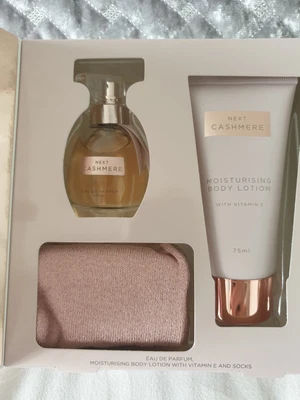 £16.99 • Buy Next Cashmere Eau De Parfum 30ml Perfume & 75ml Bodylotion & Socks Gift Set Bnib