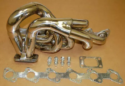 FOR BMW E30 Stainless Steel Turbo Header Manifold T3 RHD LHD T3T4 + Gaskets • $323.40