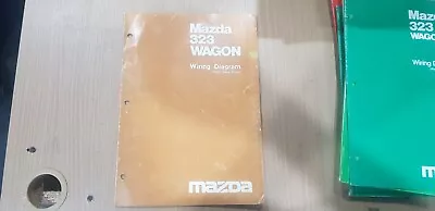 Mazda 323 Rhd Wagon  Wiring Diagram Manual  Free Postage In Australia • $35