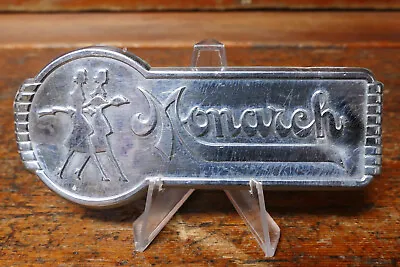 Vintage Original MONARCH Stove Range Metal ID Tag Emblem Badge Advertising Sign • $39.95