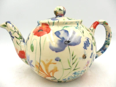 £22.99 • Buy Poppy Meadow Design 2 Cup Teapot By Heron Cross Pottery
