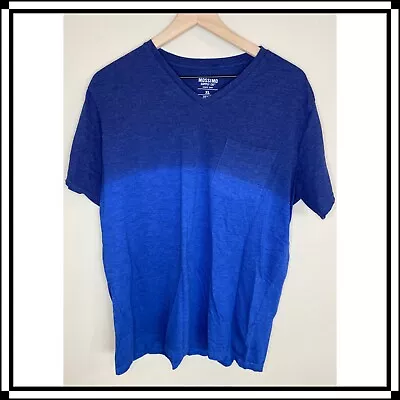 Mossimo Supply Co. Men's V-neck T-shirt 2-tone Blue Size XL • $8.50